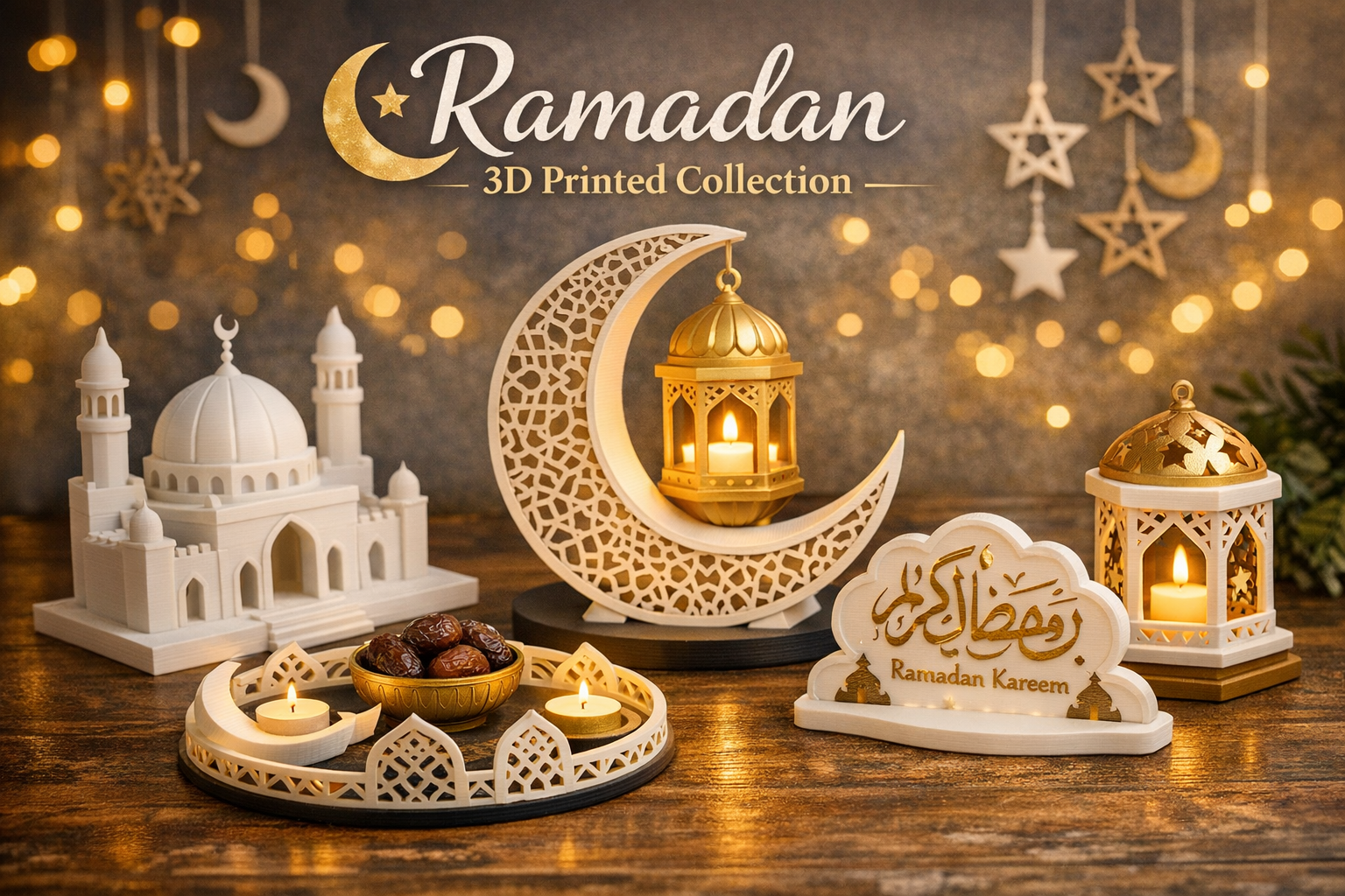 🌙 Ramadan 3D Printed Collection