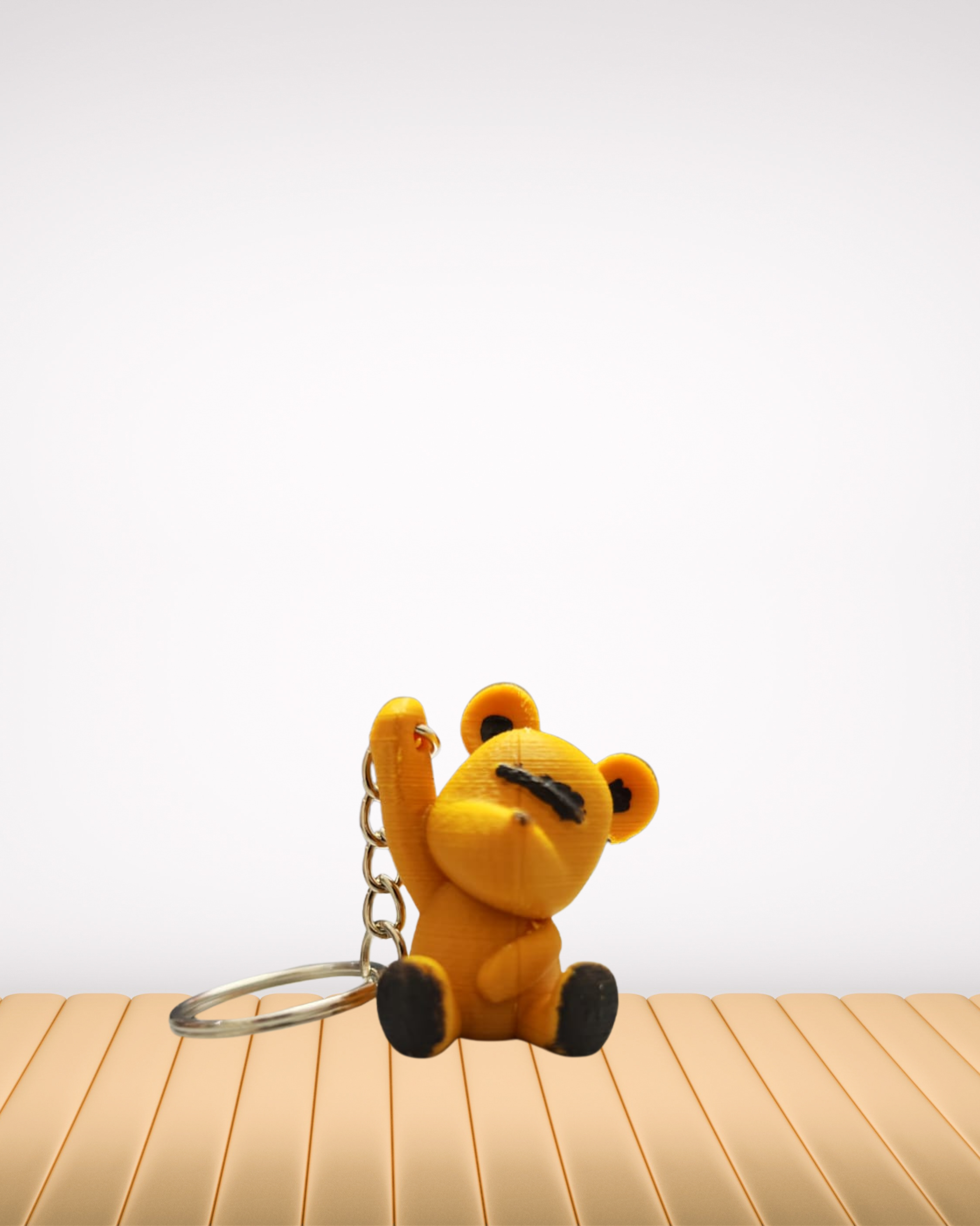 HARAFI 3D Turquoise Mini Bear — High-Quality 3D-Printed Decorative Figurine