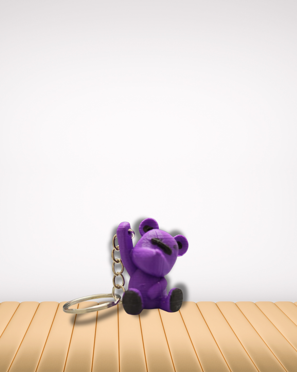 HARAFI 3D Turquoise Mini Bear — High-Quality 3D-Printed Decorative Figurine